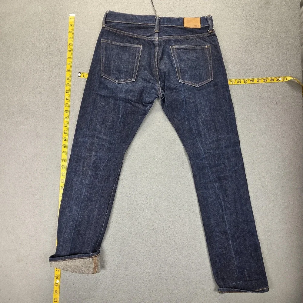 Gap Selvedge Jeans Mens‎ Blue Indigo Raw Slim Fly Fits 30x30